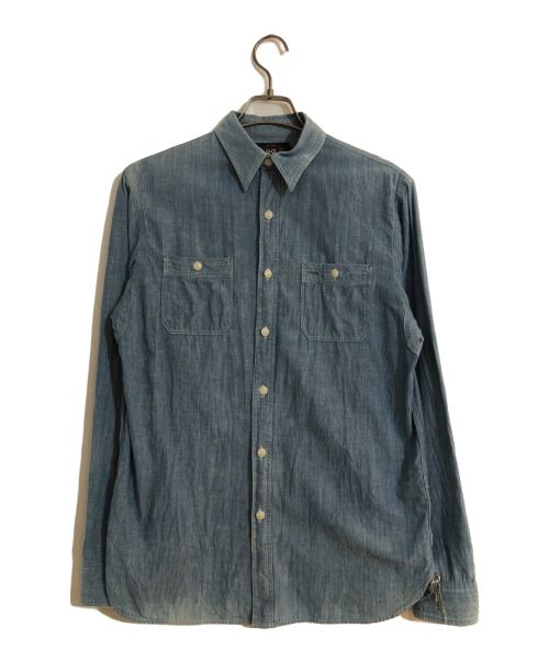 RRL（ダブルアールエル）RRL (ダブルアールエル) シャンブレーワークシャツ インディゴ サイズ:Sの古着・服飾アイテム