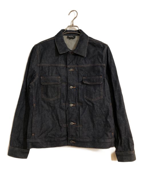 A.P.C.（アーペーセー）A.P.C. (アーペーセー) 2nd型デニムジャケット ネイビー サイズ:Lの古着・服飾アイテム