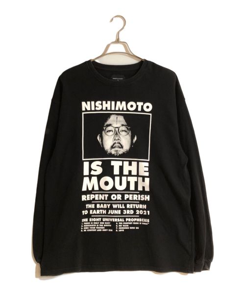 NISHIMOTO IS THE MOUTH（ニシモトイズザマウス）NISHIMOTO IS THE MOUTH (ニシモトイズザマウス) COMMON BASE (コモン ベース) CLASSIC L/S TEE ブラック サイズ:XLの古着・服飾アイテム