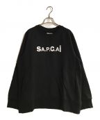 A.P.C.×sacaiアーペーセー×サカイ）の古着「別注 TANI SWEATSHIRT」｜ブラック