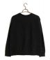 AURALEE (オーラリー) BACK WOOL SWEAT BIG P/O/バックウールスウェットビッグ ブラック サイズ:4：6000円