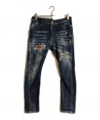 DSQUARED2ディースクエアード）の古着「17AW KENNY TWIST JEANS/ケニーツイストジーンズ」｜インディゴ