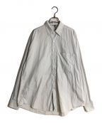 AURALEEオーラリー）の古着「WASHED FINX TWILL BIG SHIRTS」｜グレー