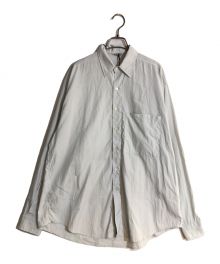 AURALEE（オーラリー）の古着「WASHED FINX TWILL BIG SHIRTS」｜グレー