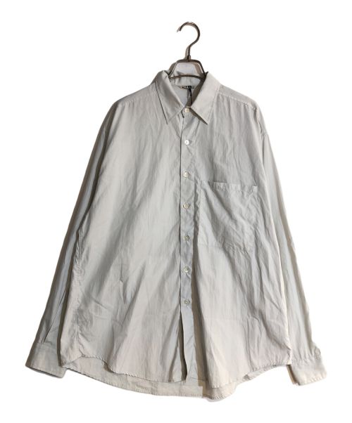 AURALEE（オーラリー）AURALEE (オーラリー) WASHED FINX TWILL BIG SHIRTS グレー サイズ:4の古着・服飾アイテム