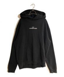 Maison Margiela（メゾンマルジェラ）の古着「20AW 反転ロゴ オーバーサイズフーディ」｜ブラック