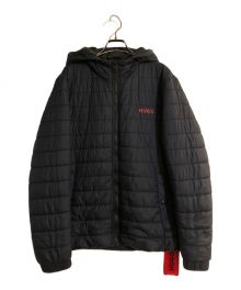 HUGO BOSS（ヒューゴ ボス）の古着「中綿入りフーデッドブルゾン "BENE2241"」｜ネイビー