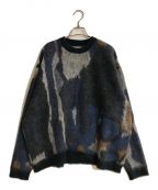 YOKEヨーク）の古着「ROTHKO JACQUARD CREW NECK」｜ブルー