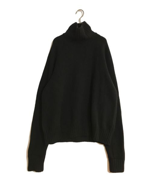 stein（シュタイン）stein (シュタイン) EX FINE LAMBS LOOSE HIGH NECK KNIT LS ブラック サイズ:Mの古着・服飾アイテム