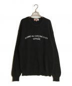 SUPREME×COMME des GARCONSシュプリーム×コムデギャルソン）の古着「SWEATER/セーター」｜ブラック