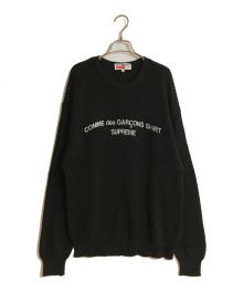 SUPREME×COMME des GARCONS（シュプリーム×コムデギャルソン）の古着「SWEATER/セーター」｜ブラック