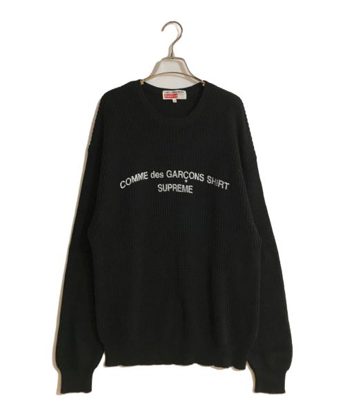 SUPREME（シュプリーム）Supreme (シュプリーム) COMME des GARCONS (コムデギャルソン) SWEATER/セーター ブラック サイズ:Mの古着・服飾アイテム