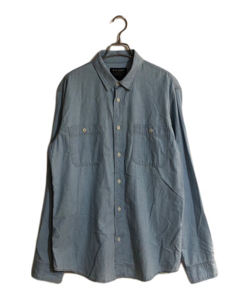 FILSON（フィルソン）FILSON (フィルソン) シャンブレーCPOシャツ インディゴ サイズ:M 未使用品の古着・服飾アイテム