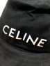 中古・古着 CELINE (セリーヌ) ロゴプリントバケットハット ブラック サイズ:L：35000円