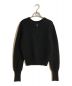 CLANE（クラネ）の古着「W FACE HALF ZIP YAK KNIT TOPS/ダブルフェイスハーフジップヤクニットトップス」｜ブラック