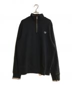 FRED PERRYフレッドペリー）の古着「Half Zip Sweatshirt/ハーフジップスウェットシャツ」｜ネイビー