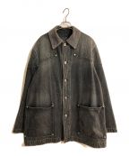 LITTLEBIGリトルビッグ）の古着「22AW DENIM COVERALLS」｜ブラック