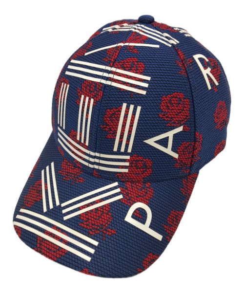 KENZO（ケンゾー）KENZO (ケンゾー) SPORT ROSES CAP/スポーツローズキャップ ネイビー×レッド サイズ:Uの古着・服飾アイテム