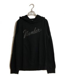 NUMBER (N)INE（ナンバーナイン）の古着「FENDER LOGO SWEAT PARKER/フェンダーロゴスウェットパーカー」｜ブラック