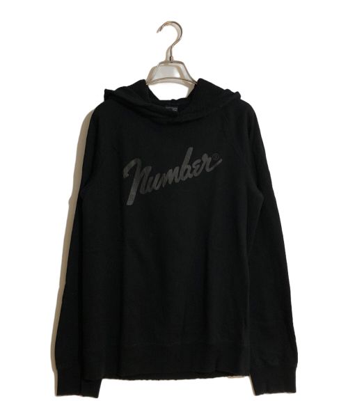 NUMBER (N)INE（ナンバーナイン）NUMBER (N)INE (ナンバーナイン) FENDER LOGO SWEAT PARKER/フェンダーロゴスウェットパーカー ブラック サイズ:2の古着・服飾アイテム