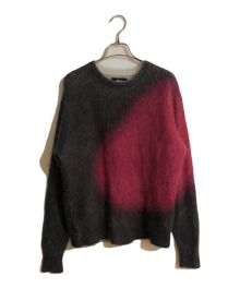 stussy（ステューシー）の古着「Brushed Dot Sweater/ブラッシュドドットセーター」｜グレー