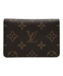 LOUIS VUITTON（ルイ ヴィトン）の古着「ポルト2カルト・ヴェルティカル」｜ベージュ