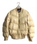 DIESELディーゼル）の古着「W-STEN DOWN JACKET/ ダウン ジャケット」｜ベージュ