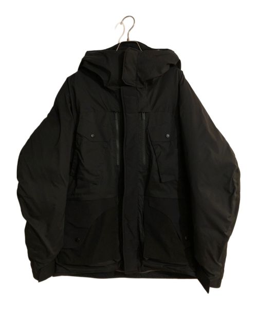 WHITE MOUNTAINEERING（ホワイトマウンテ二アニング）WHITE MOUNTAINEERING (ホワイトマウンテ二アニング) GORE-TEX DOWN JACKET ブラック サイズ:3の古着・服飾アイテム