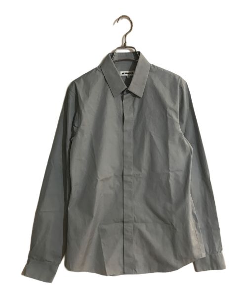 JIL SANDER（ジルサンダー）JIL SANDER (ジルサンダー) 比翼シャツ ブルー サイズ:39の古着・服飾アイテム