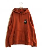 stussyステューシー）の古着「8 Ball Pull Over Hoody Parker」｜オレンジ