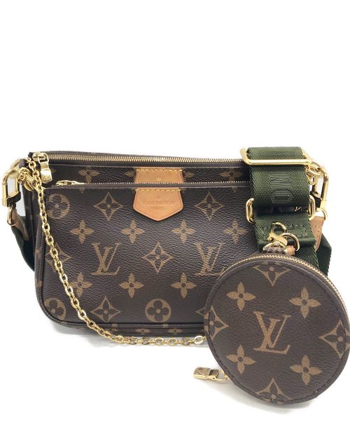 LOUIS VUITTON（ルイ ヴィトン）LOUIS VUITTON (ルイ ヴィトン) ミュルティ ポシェット アクセソワール ブラウンの古着・服飾アイテム