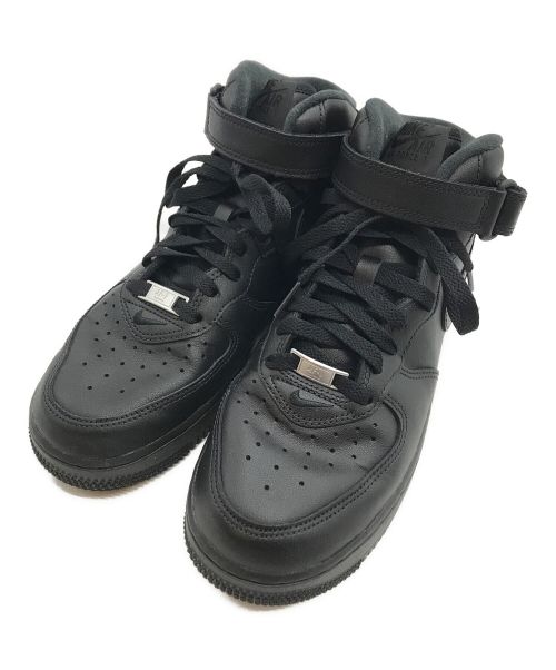 NIKE（ナイキ）NIKE (ナイキ) SUPREME (シュプリーム) AIR FORCE1 MID ブラック サイズ:25の古着・服飾アイテム