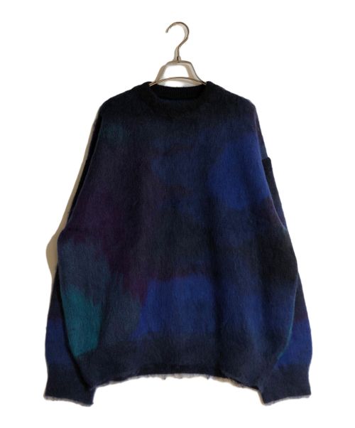 stein（シュタイン）stein (シュタイン) OVERSIZED GRADATION MOHAIR LS/オーバーサイズグラデーションモヘアLS ブルー サイズ:S 未使用品の古着・服飾アイテム