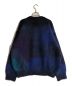 stein (シュタイン) OVERSIZED GRADATION MOHAIR LS/オーバーサイズグラデーションモヘアLS ブルー サイズ:S 未使用品：30000円