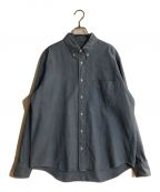 KAPTAIN SUNSHINEキャプテンサンシャイン）の古着「Kaptain SunshineFinx Dungarees Polo Collar Shirt」｜インディゴ