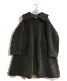 CLANE（クラネ）の古着「ボリューム フレア ボア コート - VOLUME FLARE BOA COAT」｜グレー