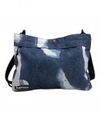 SUPREME×THE NORTH FACEシュプリーム×ザ ノース フェイス）の古着「BLEACHED DENIM Print Shoulder Bag」｜ブルー