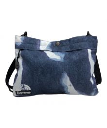 SUPREME×THE NORTH FACE（シュプリーム×ザ ノース フェイス）の古着「BLEACHED DENIM Print Shoulder Bag」｜ブルー