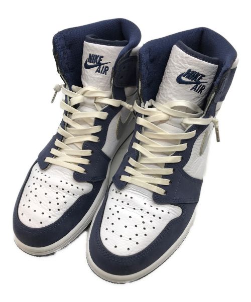 NIKE（ナイキ）NIKE (ナイキ) AIR JORDAN1 RETRO HI OG CO.JP/エア ジョーダン 1 レトロ ハイ ネイビー サイズ:26㎝の古着・服飾アイテム