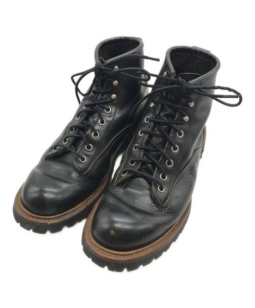 RED WING（レッドウィング）RED WING (レッドウィング) LINEMAN BOOTS ブラック サイズ:8 1/2の古着・服飾アイテム