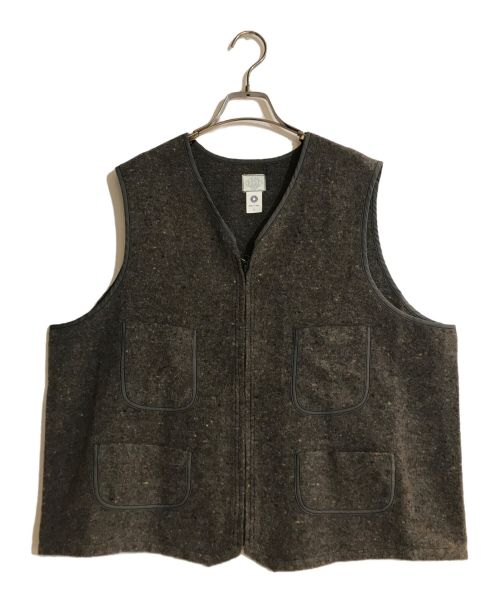 POST O'ALLS（ポストオーバーオールズ）POST O'ALLS (ポストオーバーオールズ) Fleece Vest ベージュ サイズ:L 未使用品の古着・服飾アイテム