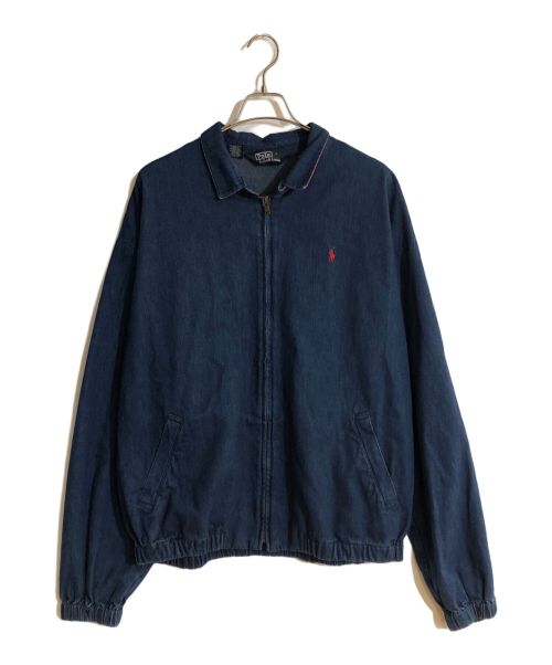 POLO RALPH LAUREN（ポロ・ラルフローレン）POLO RALPH LAUREN (ポロ・ラルフローレン) デニムスイングトップ インディゴ サイズ:XLの古着・服飾アイテム