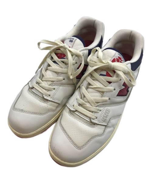 NEW BALANCE（ニューバランス）NEW BALANCE (ニューバランス) Aime Leon Dore (エメ レオン ドレ) 550ローカットスニーカー レッド サイズ:29の古着・服飾アイテム