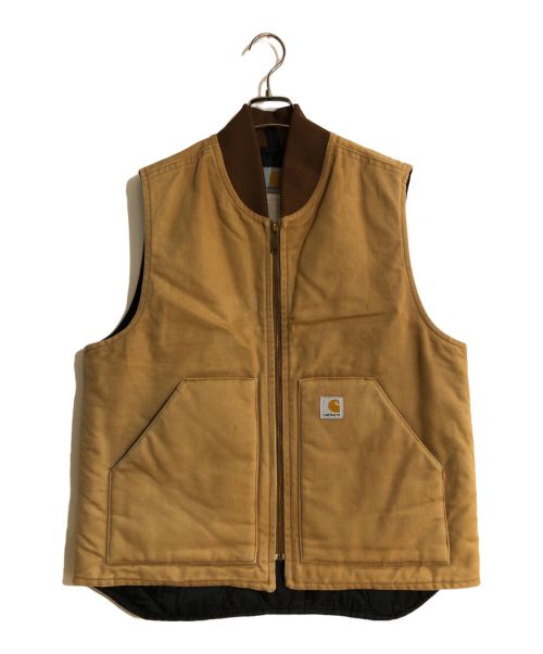 CarHartt（カーハート）CarHartt (カーハート) ダックベスト ブラウン サイズ:Mの古着・服飾アイテム