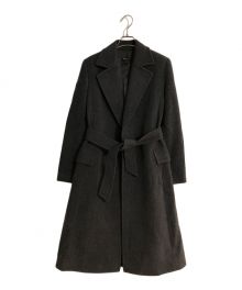 BCBG MAX AZRIA（ビーシービージーマックスアズリア）の古着「ウールダブルフェイスチェスターコート」｜グレー