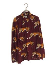 WACKO MARIA（ワコマリア）の古着「TIM LEHI L/S HAWAIIAN SHIRT/ティムリーハイ ハワイアン長袖シャツ」｜ボルドー