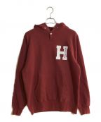 HUMAN MADEヒューマンメイド）の古着「H LOGO Hoodie」｜バーガンディー