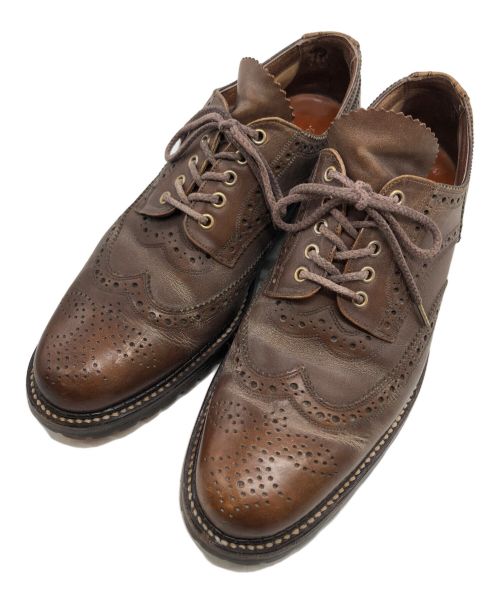 foot the coacher（フットザコーチャー）foot the coacher (フットザコーチャー) KING SOLE WING SHOES  レザーシューズ ブラウン サイズ:8 1/2の古着・服飾アイテム