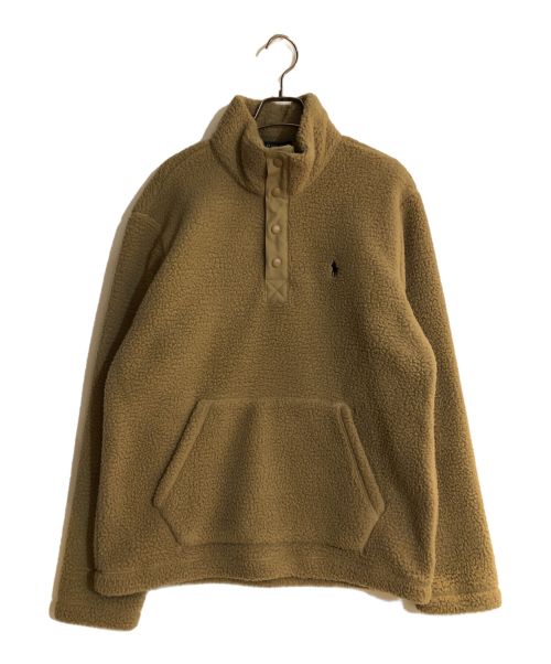 POLO RALPH LAUREN（ポロ・ラルフローレン）POLO RALPH LAUREN (ポロ・ラルフローレン) フリースプルオーバー ベージュ サイズ:Sの古着・服飾アイテム