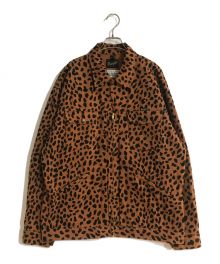 Wrangler×WACKO MARIA（ラングラー×ワコマリア）の古着「Leopard Zip Up Blouson/レオパードジップアップブルゾン」｜ブラウン